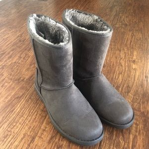 MAKALU • GREY ANI WOMENS BOOTS WITH THE FUR